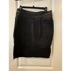 Charlotte Russe Womens Grey Textured Pencil Skirt CR-1311 Small Made in Canada